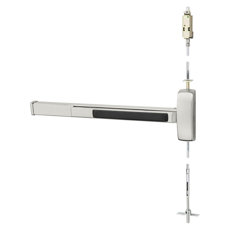 Sargent 12-MD8610F-WSP-RHR Fire Rated Concealed Vertical Rod Exit Device, Metal Doors