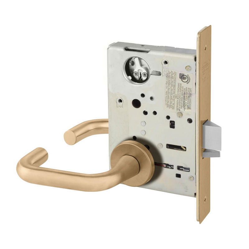 Schlage Satin Chrome 03a Entrance Mortise Lock With Deadbolt